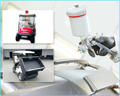 ゴルフカートのリビルト